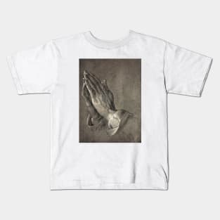 The Hands of an Apostle by Albrecht Durer Kids T-Shirt